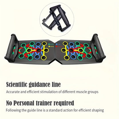 Adjustable Push-Up Board – Portable PP for Chest & Tricep Training, Compact Home Travel Gym Gear